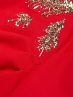 Chiara Boni La Petite Robe Teodorina Sequined Ruffle Halter Gown -Chiara Boni La Petite Robe Sales Shop unnamed file 193