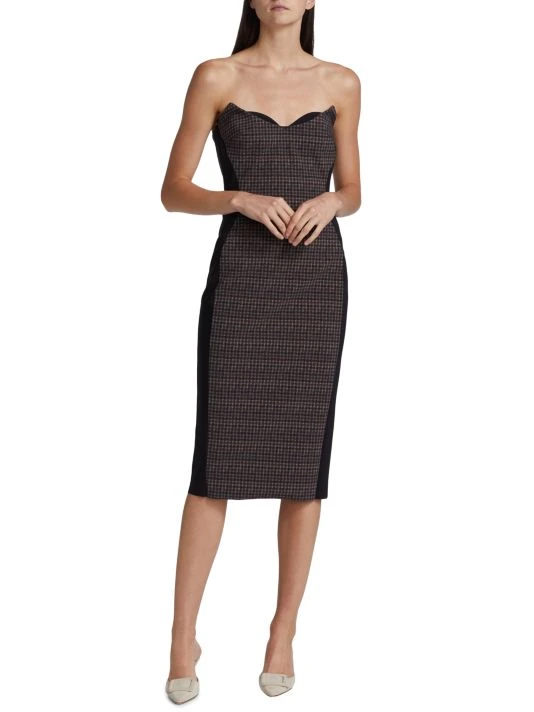 unnamed-file-195.jpg Chiara Boni La Petite Robe Merlina Strapless Layered Plaid Dress -Chiara Boni La Petite Robe Sales Shop unnamed file 195