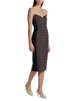 Chiara Boni La Petite Robe Merlina Strapless Layered Plaid Dress 5 Chiara Boni La Petite Robe Merlina Strapless Layered Plaid Dress -Chiara Boni La Petite Robe Sales Shop unnamed file 197