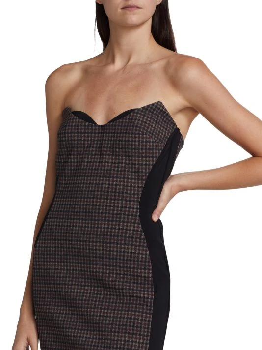 unnamed-file-200.jpg Chiara Boni La Petite Robe Merlina Strapless Layered Plaid Dress -Chiara Boni La Petite Robe Sales Shop unnamed file 200