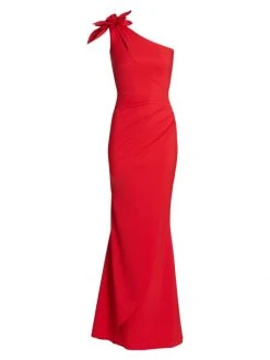 Chiara Boni La Petite Robe Gosia One-Shoulder Gown Passion
