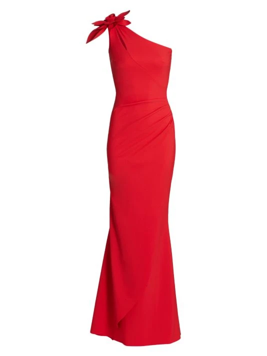 Chiara Boni La Petite Robe Gosia One-Shoulder Gown Passion 3 Chiara Boni La Petite Robe Gosia One-Shoulder Gown Passion