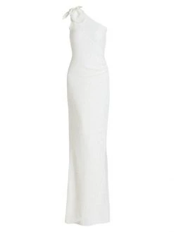 Chiara Boni La Petite Robe Keila Metallic One-Shoulder Gown Dove Grey 5 Chiara Boni La Petite Robe Keila Metallic One-Shoulder Gown Dove Grey -Chiara Boni La Petite Robe Sales Shop unnamed file 219