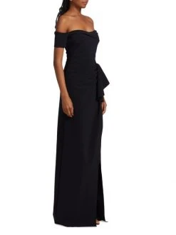 Chiara Boni La Petite Robe Mirla Draped Off-The-Shoulder Gown 5 Chiara Boni La Petite Robe Mirla Draped Off-The-Shoulder Gown -Chiara Boni La Petite Robe Sales Shop unnamed file 259