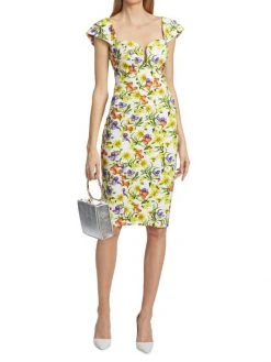 Chiara Boni La Petite Robe Milady Floral Cocktail Dress -Chiara Boni La Petite Robe Sales Shop unnamed file 272
