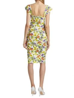 Chiara Boni La Petite Robe Milady Floral Cocktail Dress -Chiara Boni La Petite Robe Sales Shop unnamed file 275