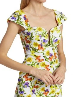 Chiara Boni La Petite Robe Milady Floral Cocktail Dress -Chiara Boni La Petite Robe Sales Shop unnamed file 276