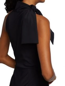 Chiara Boni La Petite Robe Yumette Tie Neck Midi-Dress -Chiara Boni La Petite Robe Sales Shop unnamed file 328