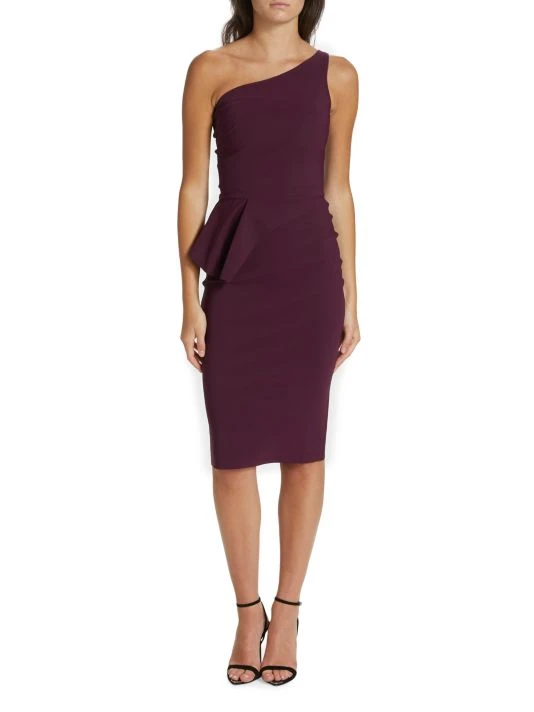 Chiara Boni La Petite Robe Zulema One-Shoulder Peplum Dress 5 Chiara Boni La Petite Robe Zulema One-Shoulder Peplum Dress - Image 3