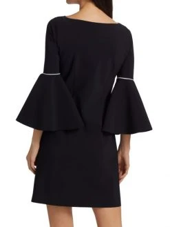 Chiara Boni La Petite Robe Natalia Piped Bell-Sleeve Dress 13 Chiara Boni La Petite Robe Natalia Piped Bell-Sleeve Dress -Chiara Boni La Petite Robe Sales Shop unnamed file 348