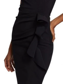 Chiara Boni La Petite Robe Silveria Draped Off-The-Shoulder Dress -Chiara Boni La Petite Robe Sales Shop unnamed file 380