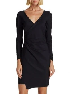 Chiara Boni La Petite Robe Asymmetric Surplice Cocktail Dress -Chiara Boni La Petite Robe Sales Shop unnamed file 402