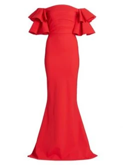 Chiara Boni La Petite Robe Parvati Off-The-Shoulder Gown Passion 10 Chiara Boni La Petite Robe Parvati Off-The-Shoulder Gown Passion -Chiara Boni La Petite Robe Sales Shop unnamed file 41