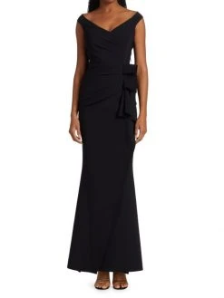 Chiara Boni La Petite Robe Silveria Ruffle Peplum Maxi Gown -Chiara Boni La Petite Robe Sales Shop unnamed file 416