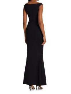 Chiara Boni La Petite Robe Silveria Ruffle Peplum Maxi Gown -Chiara Boni La Petite Robe Sales Shop unnamed file 418