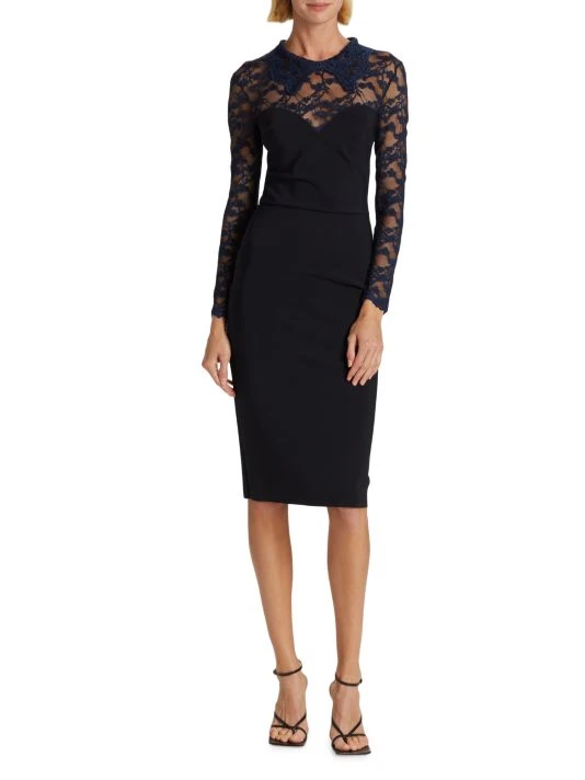 Chiara Boni La Petite Robe Lace Body-Con Cocktail Dress 5 Chiara Boni La Petite Robe Lace Body-Con Cocktail Dress - Image 3