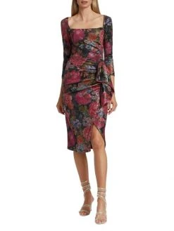 Chiara Boni La Petite Robe Cesarima Floral Sequined Cocktail Dress -Chiara Boni La Petite Robe Sales Shop unnamed file 450