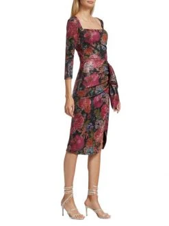 Chiara Boni La Petite Robe Cesarima Floral Sequined Cocktail Dress -Chiara Boni La Petite Robe Sales Shop unnamed file 451
