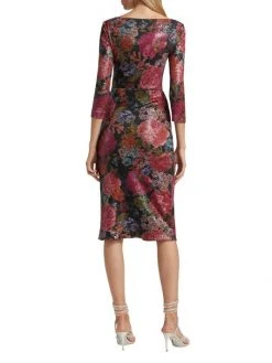 Chiara Boni La Petite Robe Cesarima Floral Sequined Cocktail Dress -Chiara Boni La Petite Robe Sales Shop unnamed file 452