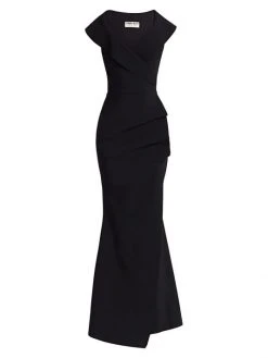 Chiara Boni La Petite Robe Cocoon Collar Trumpet Dress Black 5 Chiara Boni La Petite Robe Cocoon Collar Trumpet Dress Black -Chiara Boni La Petite Robe Sales Shop unnamed file 46