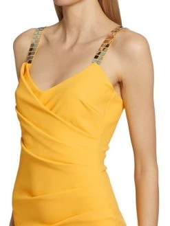 Chiara Boni La Petite Robe Shamy Embellished-Strap Midi-Dress -Chiara Boni La Petite Robe Sales Shop unnamed file 460