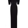 Chiara Boni La Petite Robe Castelo Puff-Sleeve Cut-Out Gown -Chiara Boni La Petite Robe Sales Shop unnamed file 462