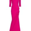 Chiara Boni La Petite Robe Kate Slit-Detail Boatneck Gown Magenta 2 Chiara Boni La Petite Robe Kate Slit-Detail Boatneck Gown Magenta -Chiara Boni La Petite Robe Sales Shop unnamed file 49