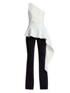 Chiara Boni La Petite Robe Kinsco One-Shoulder Jumpsuit