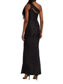 Chiara Boni La Petite Robe Atlas Shimmering One-Shoulder Gown -Chiara Boni La Petite Robe Sales Shop unnamed file 513