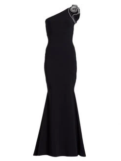 Chiara Boni La Petite Robe Karumanta One-Shoulder Mermaid Gown