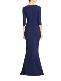 Chiara Boni La Petite Robe Kate Slit-Detail Boatneck Gown Magenta 5 Chiara Boni La Petite Robe Kate Slit-Detail Boatneck Gown Magenta -Chiara Boni La Petite Robe Sales Shop unnamed file 52