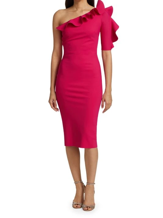 unnamed-file-539.jpg Chiara Boni La Petite Robe Aleece One-Shoulder Ruffle Sheath -Chiara Boni La Petite Robe Sales Shop unnamed file 539