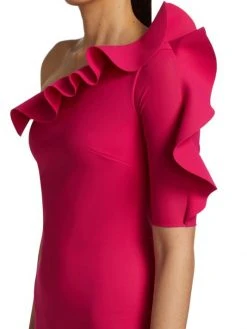 Chiara Boni La Petite Robe Aleece One-Shoulder Ruffle Sheath 7 Chiara Boni La Petite Robe Aleece One-Shoulder Ruffle Sheath -Chiara Boni La Petite Robe Sales Shop unnamed file 542
