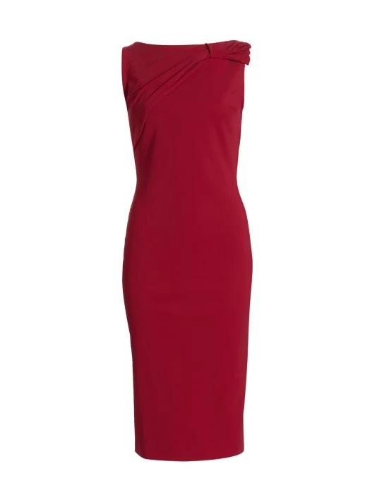 Chiara Boni La Petite Robe Gathered Midi Sheath Dress 3 Chiara Boni La Petite Robe Gathered Midi Sheath Dress