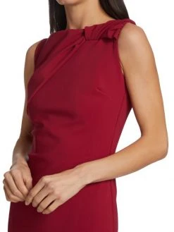 Chiara Boni La Petite Robe Gathered Midi Sheath Dress 14 Chiara Boni La Petite Robe Gathered Midi Sheath Dress -Chiara Boni La Petite Robe Sales Shop unnamed file 556