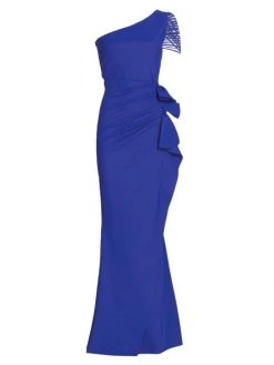 Chiara Boni La Petite Robe Amparo One-Shoulder Jersey Gown