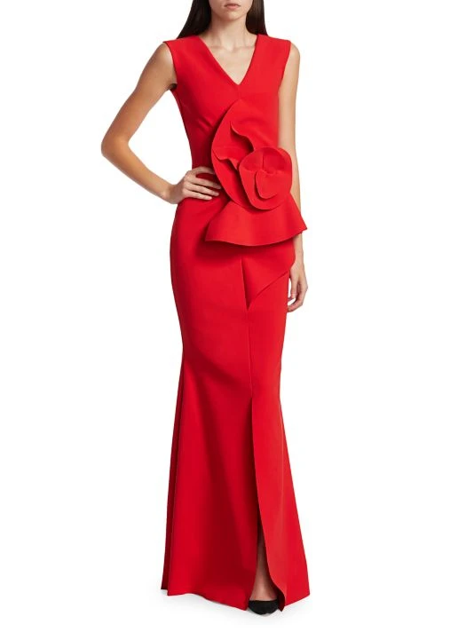 unnamed-file-591.jpg Chiara Boni La Petite Robe Ebeline Rosette Detail Gown -Chiara Boni La Petite Robe Sales Shop unnamed file 591