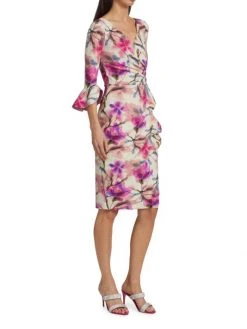 Chiara Boni La Petite Robe Triana Painterly Floral Wrap Dress 12 Chiara Boni La Petite Robe Triana Painterly Floral Wrap Dress -Chiara Boni La Petite Robe Sales Shop unnamed file 607