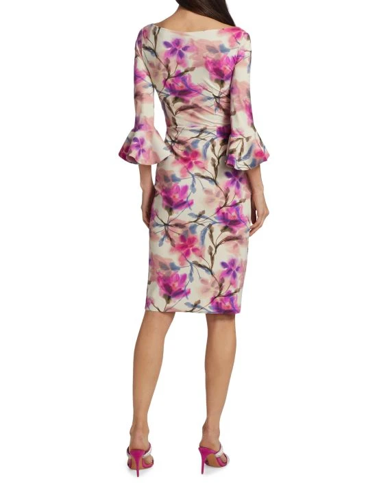 Chiara Boni La Petite Robe Triana Painterly Floral Wrap Dress 7 Chiara Boni La Petite Robe Triana Painterly Floral Wrap Dress - Image 5