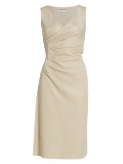 Chiara Boni La Petite Robe Aliki Draped Sheath Dress