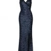 Chiara Boni La Petite Robe Lisi Paillette-Embroidered Gown -Chiara Boni La Petite Robe Sales Shop unnamed file 632