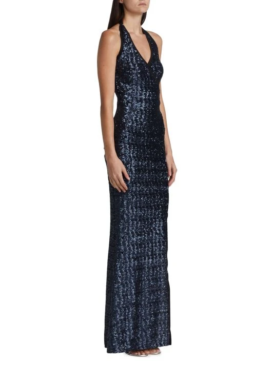 Chiara Boni La Petite Robe Lisi Paillette-Embroidered Gown 6 Chiara Boni La Petite Robe Lisi Paillette-Embroidered Gown - Image 4