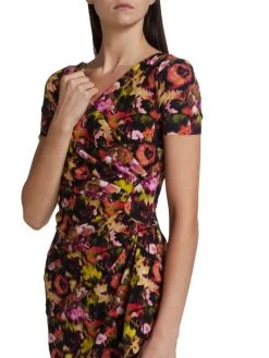 Chiara Boni La Petite Robe Charisse Floral Cocktail Dress -Chiara Boni La Petite Robe Sales Shop unnamed file 644