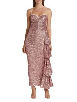 Chiara Boni La Petite Robe Gussie Paillette Ruffle Gown -Chiara Boni La Petite Robe Sales Shop unnamed file 648