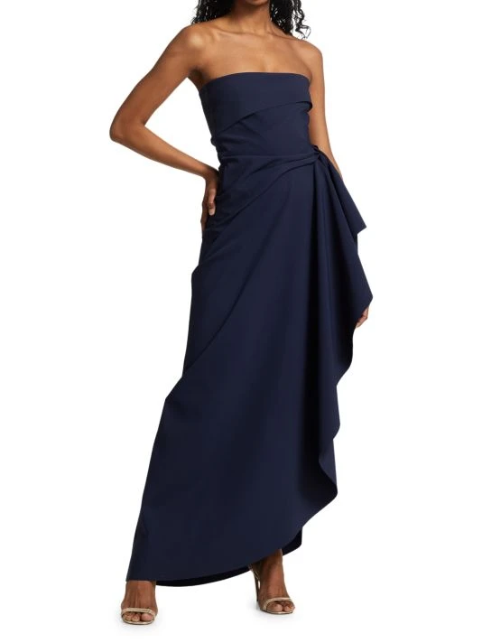 Chiara Boni La Petite Robe Nyaveth Long Column Dress White 4 Chiara Boni La Petite Robe Nyaveth Long Column Dress White - Image 2