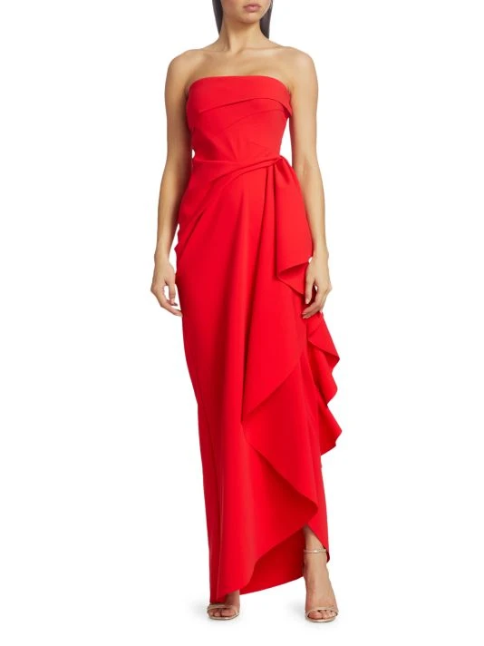 Chiara Boni La Petite Robe Nyaveth Long Column Dress White 5 Chiara Boni La Petite Robe Nyaveth Long Column Dress White - Image 3