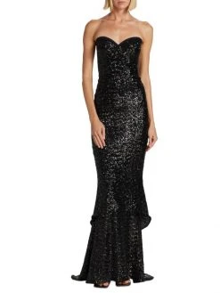 Chiara Boni La Petite Robe Sequined Strapless Gown -Chiara Boni La Petite Robe Sales Shop unnamed file 662