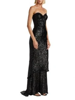 Chiara Boni La Petite Robe Sequined Strapless Gown -Chiara Boni La Petite Robe Sales Shop unnamed file 663