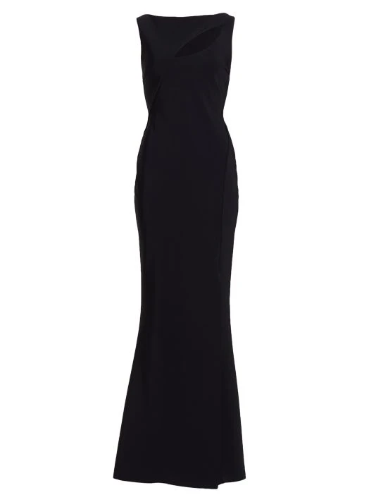 Chiara Boni La Petite Robe Karida Cut-Out Sleeveless Gown 3 Chiara Boni La Petite Robe Karida Cut-Out Sleeveless Gown