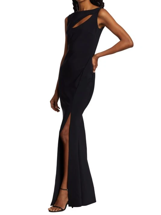 Chiara Boni La Petite Robe Karida Cut-Out Sleeveless Gown 4 Chiara Boni La Petite Robe Karida Cut-Out Sleeveless Gown - Image 2